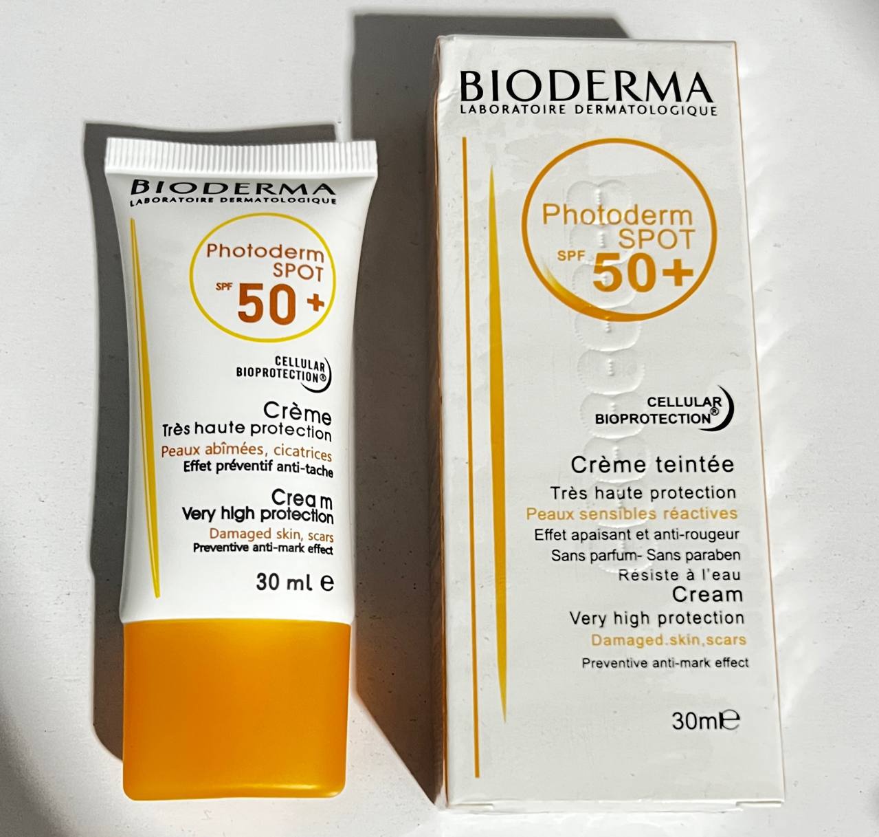 کرم ضدآفتاب بیودرما بی رنگ spf50