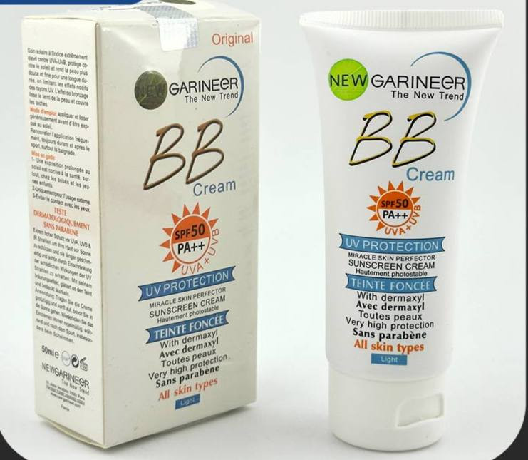 بی بی کرم گارنیر رنگ روشن SPF50 حجم 50ml